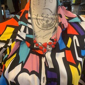 Paparazzi Retro Pendant Collar 22" Necklace WITHOUT TAG